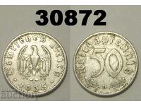 Германия 50 пфенига 1935 D