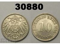 Germania 10 pfennig 1914 F