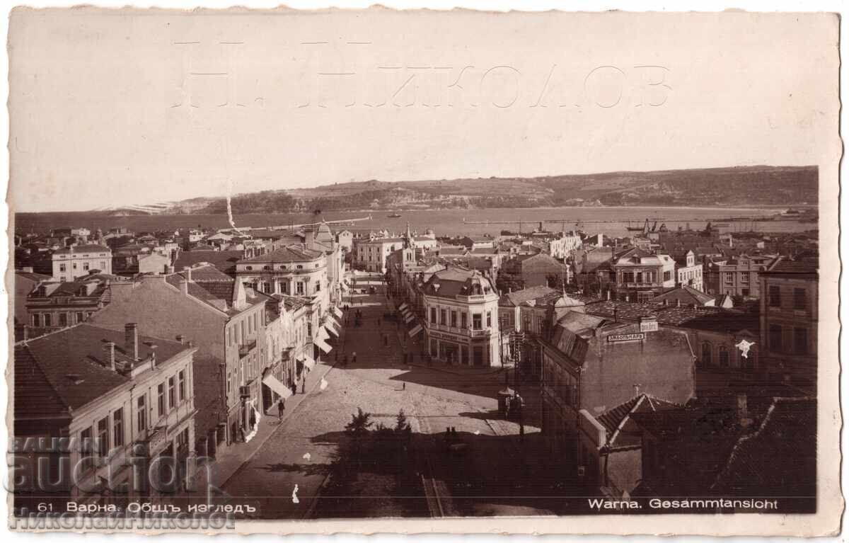 1937 ΠΑΛΙΑ ΚΑΡΤΑ ΒΑΡΝΑ ΠΟΛΗ ΘΕΑ ΠΑΣΚΟΒ Δ484