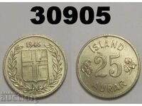 Iceland 25 aurar 1946