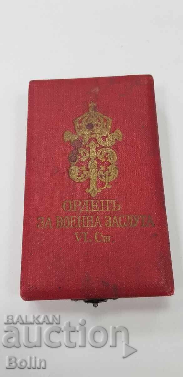Auction Rare Royal Order For Military Merit 6th cent. box Ferdinand I Auction Rare Royal Order For Military Merit 6th cent. box Ferdinand I