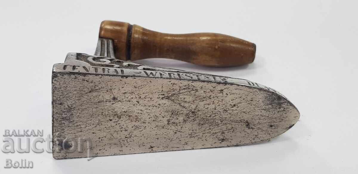 Rare advertising mini collar iron - Europe - early 20th century - 6 Rare advertising mini collar iron - Europe - early 20th century - 6