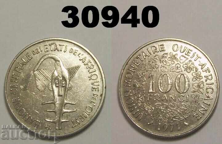 West Africa 100 francs 1971 West Africa 100 francs 1971