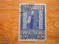 stamp - Austria "King Franz Joseph" - 1908