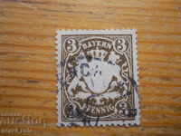 stamp - Bavaria - 1876