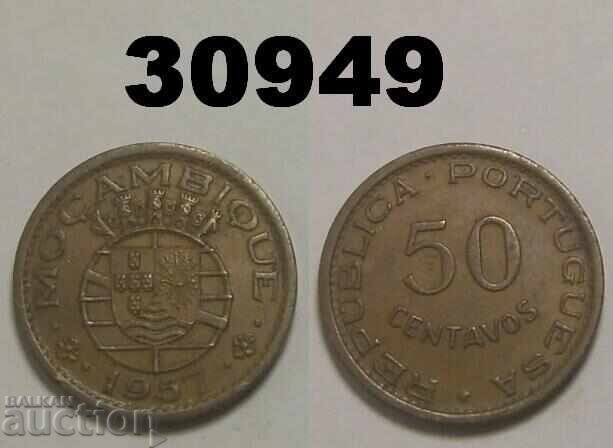 Mozambique 50 centavos 1957 Mozambique 50 centavos 1957