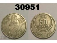 Tunisia 50 francs 1950