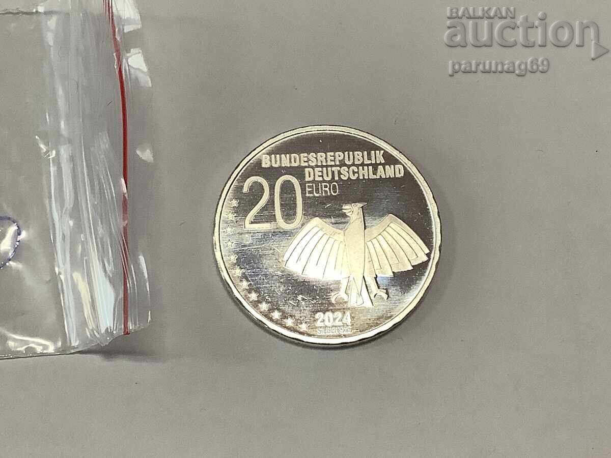 Germania 20 euro 2024 Argint 0,925 cu preț 50.00 BGN | € 25.56 Germania 20 euro 2024 Argint 0,925 cu preț 50.00 BGN | € 25.56