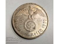 SILVER COIN GERMANY 5 MARK 1939