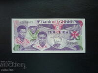 GHANA 10 CEDI 1984 NOU UNC