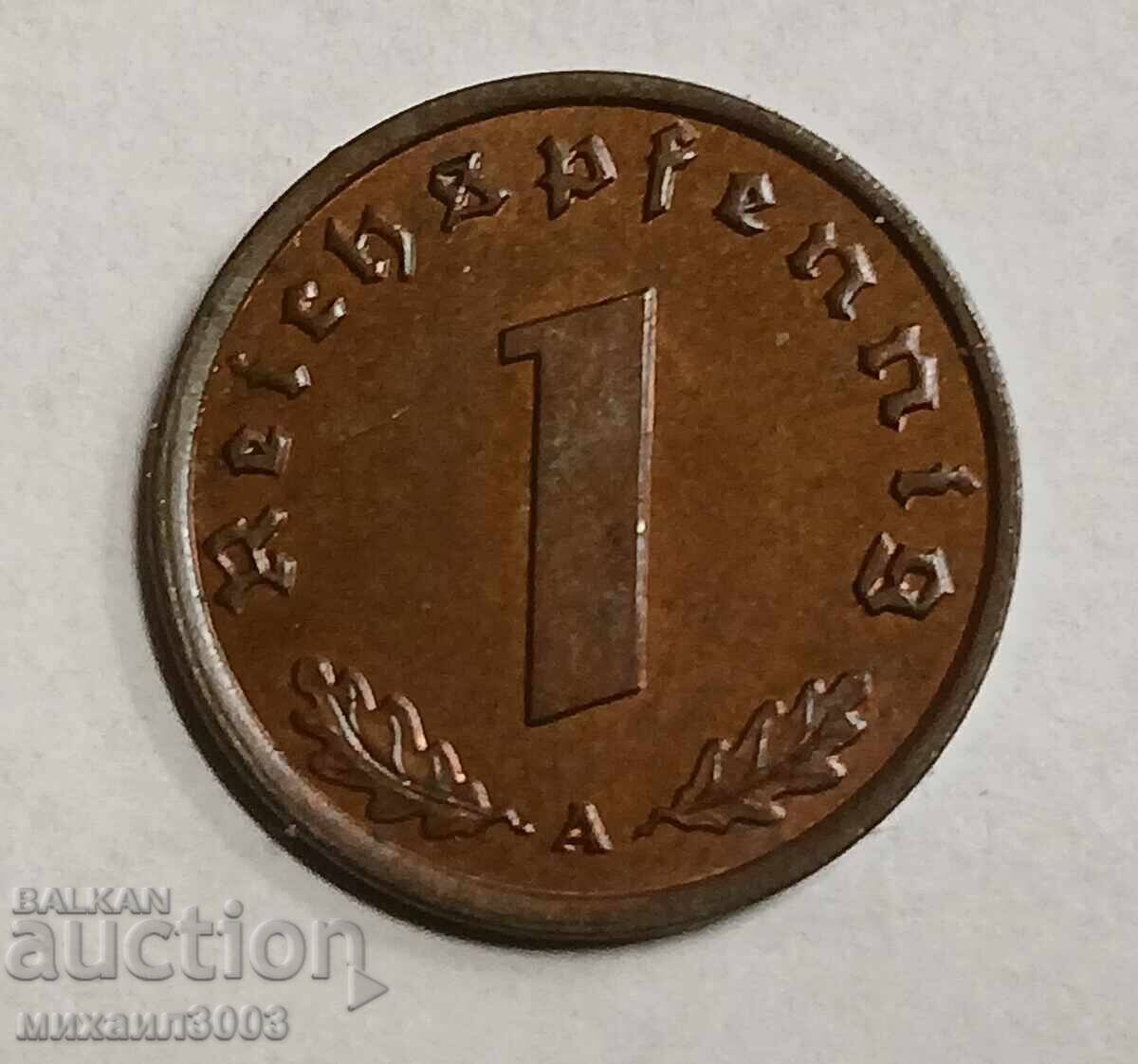 MONEDĂ DE CURU GERMANIA 21 FENNIG 1940 cu preț € 10.00 | 19.56 BGN