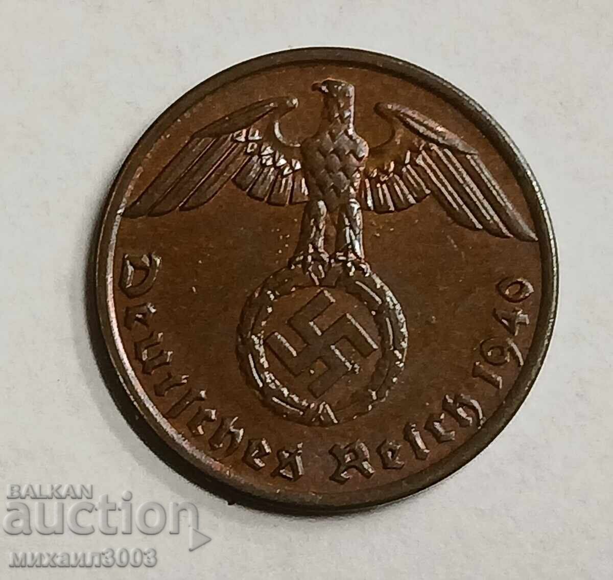 MONEDĂ DE CURU GERMANIA 21 FENNIG 1940
