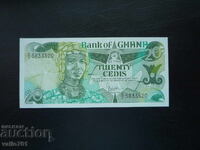 GHANA 20 CEDI 1986 NEW UNC RARE