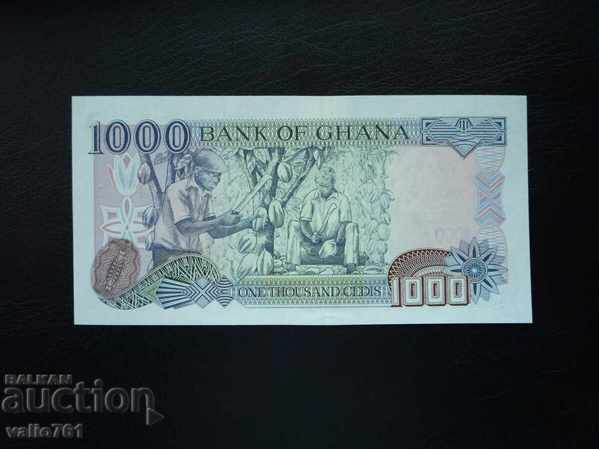 GHANA 1000 CEDIS 2002 NEW UNC with price 9.00 BGN | € 4.60 GHANA 1000 CEDIS 2002 NEW UNC with price 9.00 BGN | € 4.60