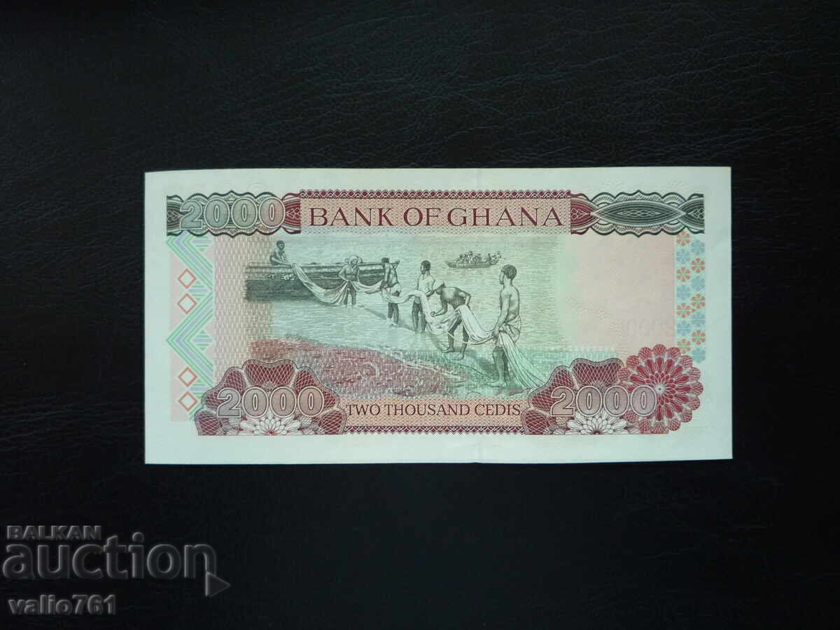 GHANA 2000 2 000 CEDI 2003 NOU UNC cu preț € 6.50 | 12.71 BGN