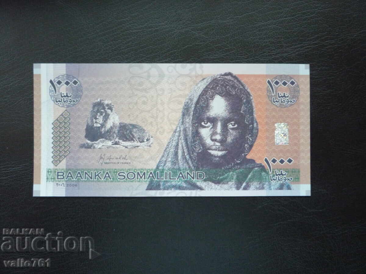 SOMALILAND 1000 SHILLINGS 2006 NEW UNC SOMALILAND 1000 SHILLINGS 2006 NEW UNC