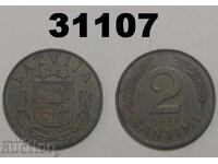 Letonia 2 centimes 1939