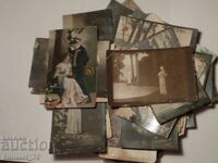 50 OLD POSTCARD COLOR AND BLACK AND WHITE EARLY 20TH CENTURY