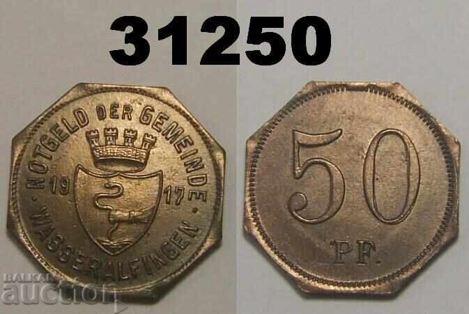 RR! Wasseralfingen 50 pfennig 1917 Notgeld RR! Wasseralfingen 50 pfennig 1917 Notgeld