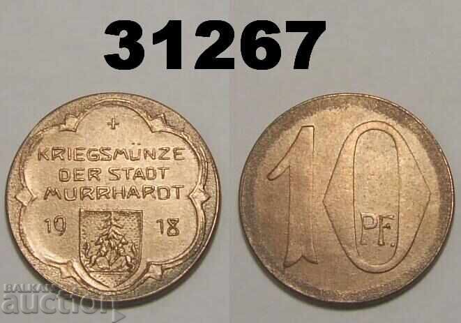 Murhardt 10 pfennig 1918 Notgeld Murhardt 10 pfennig 1918 Notgeld
