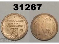 Murrhardt 10 pfennig 1918 Χρήματα έκτακτης ανάγκης