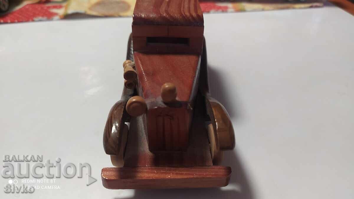 Auction Retro wooden cart Auction Retro wooden cart