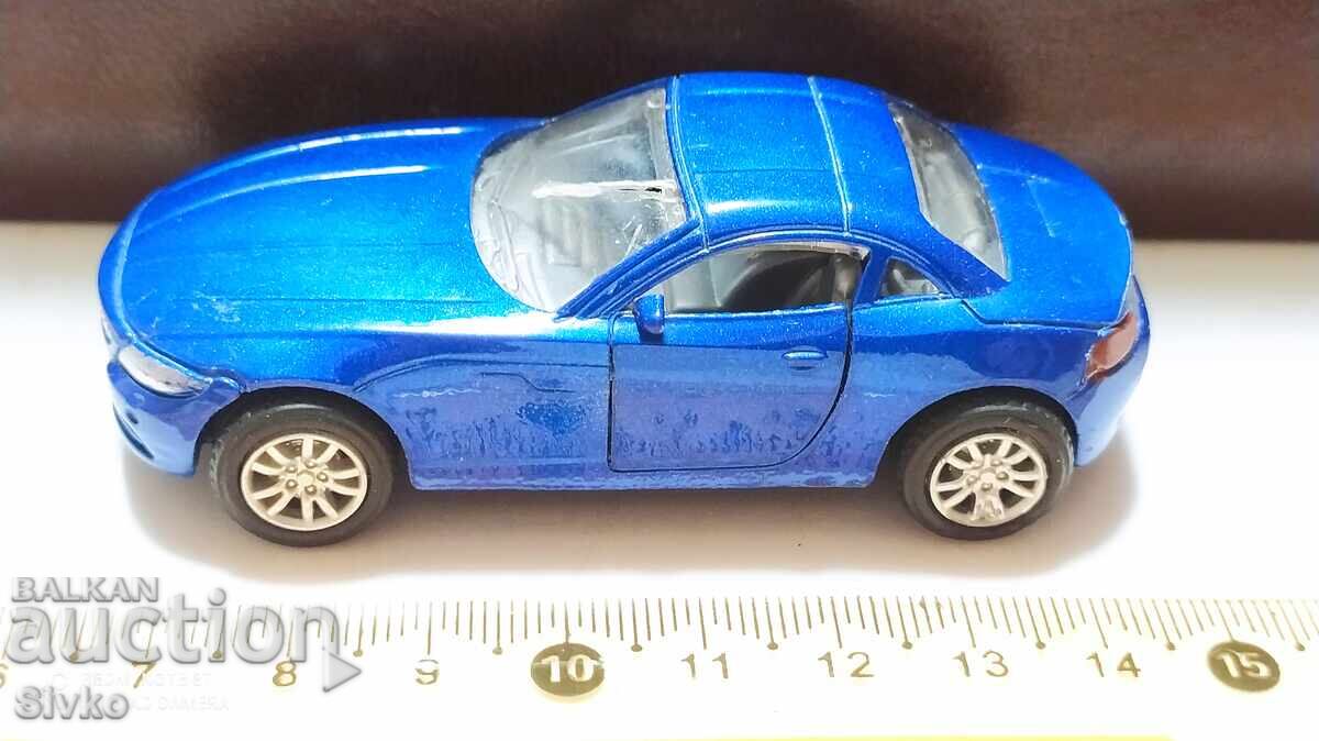 Blue trolley with opening doors Blue trolley with opening doors