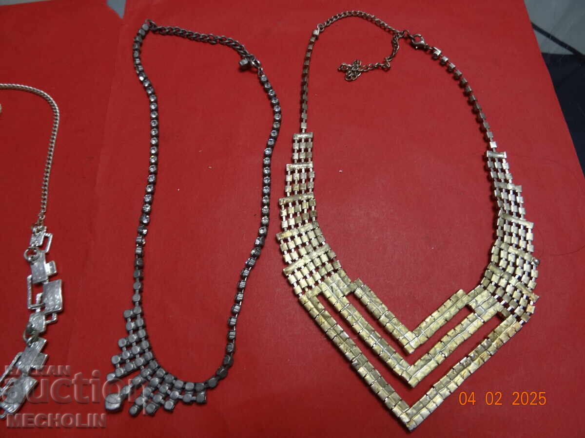 OLD NECKLACES JEWELRY LOT 1 - 7 OLD NECKLACES JEWELRY LOT 1 - 7