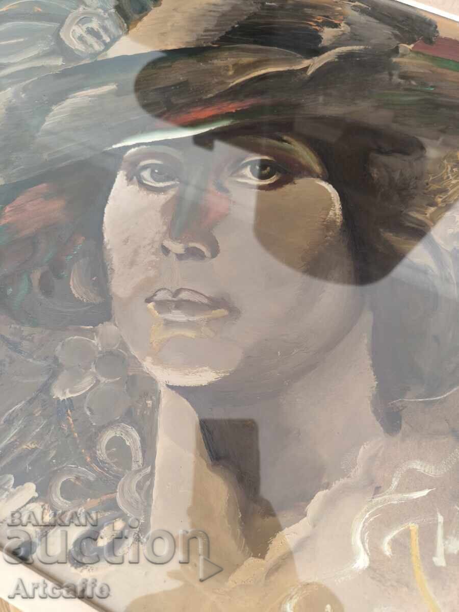 Auction Prof. Dimo Zaimov - oil on cardboard, 1985, framed Auction Prof. Dimo Zaimov - oil on cardboard, 1985, framed