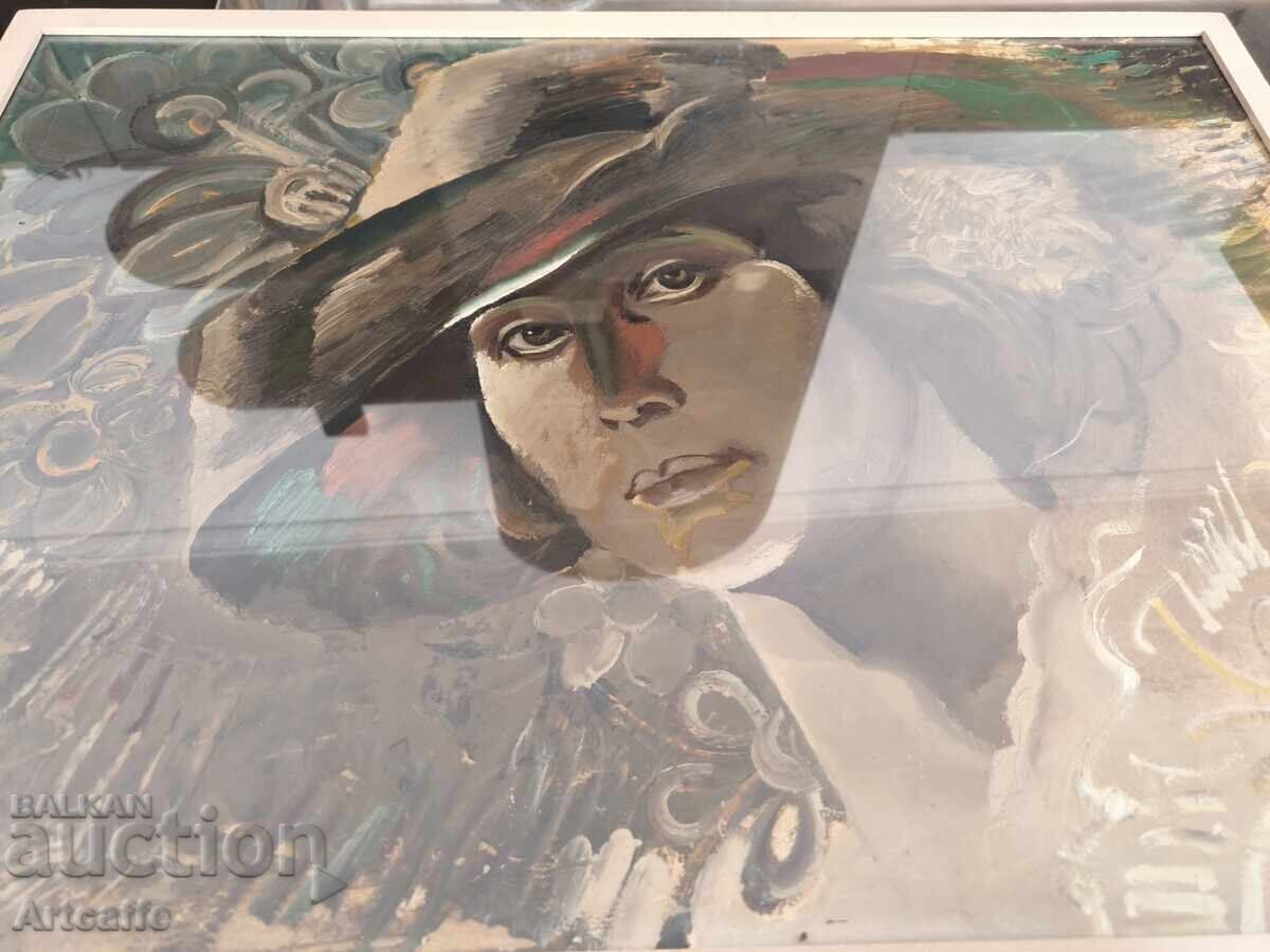 Prof. Dimo Zaimov - λάδι σε χαρτόνι, 1985, σε κορνίζα - 6