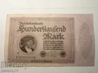 BANKNOTE 100000 REICHMARK 1923