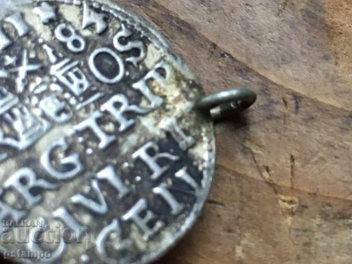 Auction Medallion 3 groschen Poland 1584 Auction Medallion 3 groschen Poland 1584