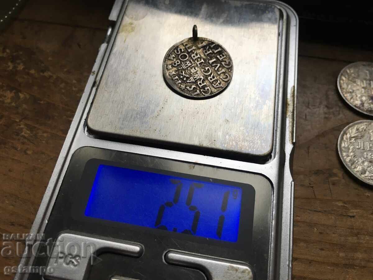 Medallion 3 groschen Poland 1584 - 7 Medallion 3 groschen Poland 1584 - 7