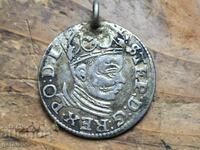 Medalion 3 groschen Polonia 1584