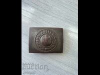 Wehrmacht steel belt buckle 1940 No. 6538