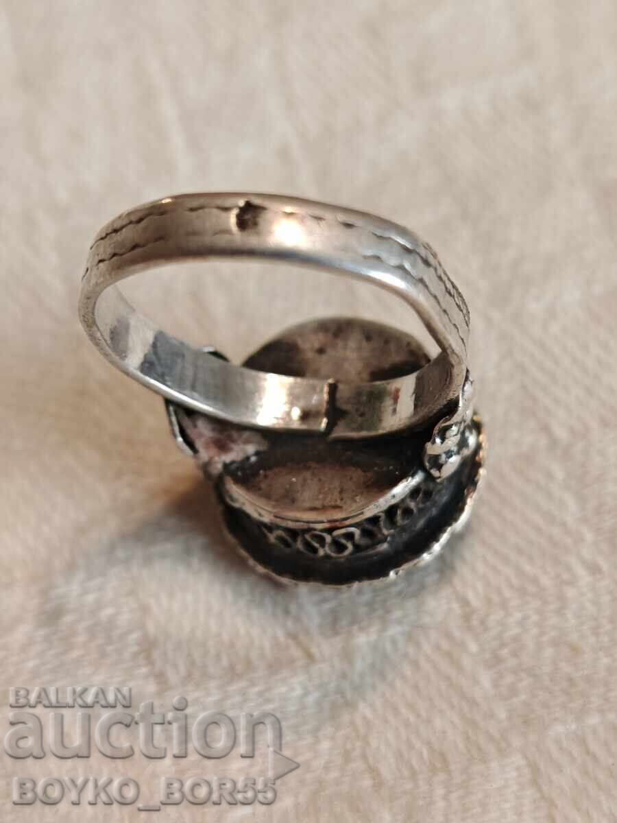 Delivery of Original Silver Crown Ring Kingdom of Bulgaria 1930s Delivery of Original Silver Crown Ring Kingdom of Bulgaria 1930s