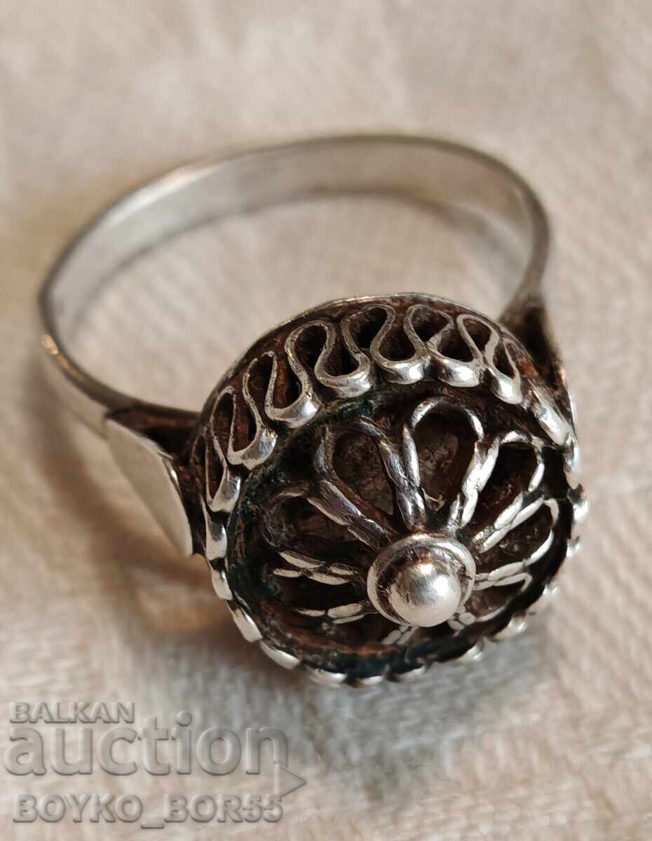 Original Silver Crown Ring Kingdom of Bulgaria 1930s Original Silver Crown Ring Kingdom of Bulgaria 1930s