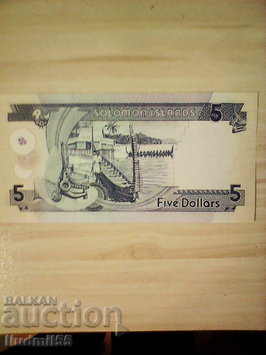 Insulele Solomon 2004-2018 5 dolari UNC cu preț € 3.00 | 5.87 BGN