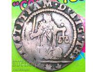 Venice 20 Soldi - Liretta Doge Alois Contarini Italy silver