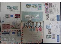 Envelopes with stamps traveled 20 pcs. Belgium