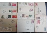 Envelopes with stamps traveled 20 pcs. Czechoslovakia