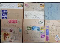 Envelopes with stamps traveled 20 pcs. Romania