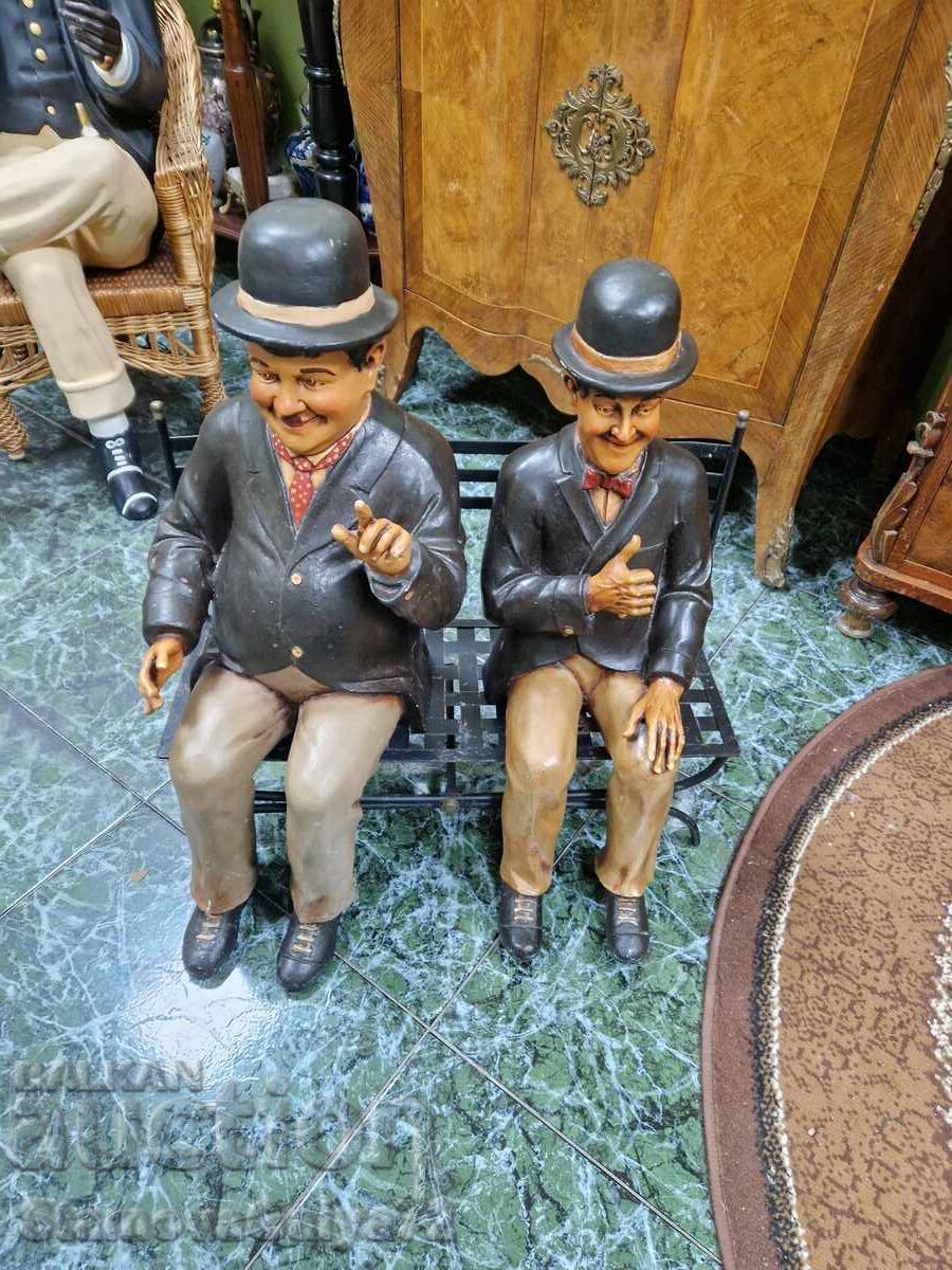 Great collectible Laurel and Hardy figurine with price 398.00 BGN | € 203.49 Great collectible Laurel and Hardy figurine with price 398.00 BGN | € 203.49