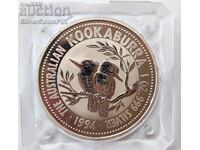 Silver 1 Oz Kookaburra 1994 Australia