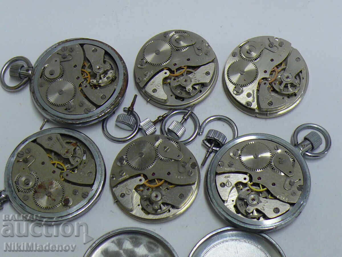 Lot Cronometre Agat mecanisme URSS - 7 Lot Cronometre Agat mecanisme URSS - 7