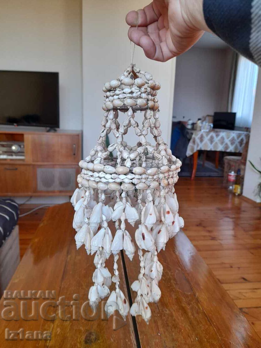 Old seashell chandelier with price 22.00 BGN | € 11.25 Old seashell chandelier with price 22.00 BGN | € 11.25