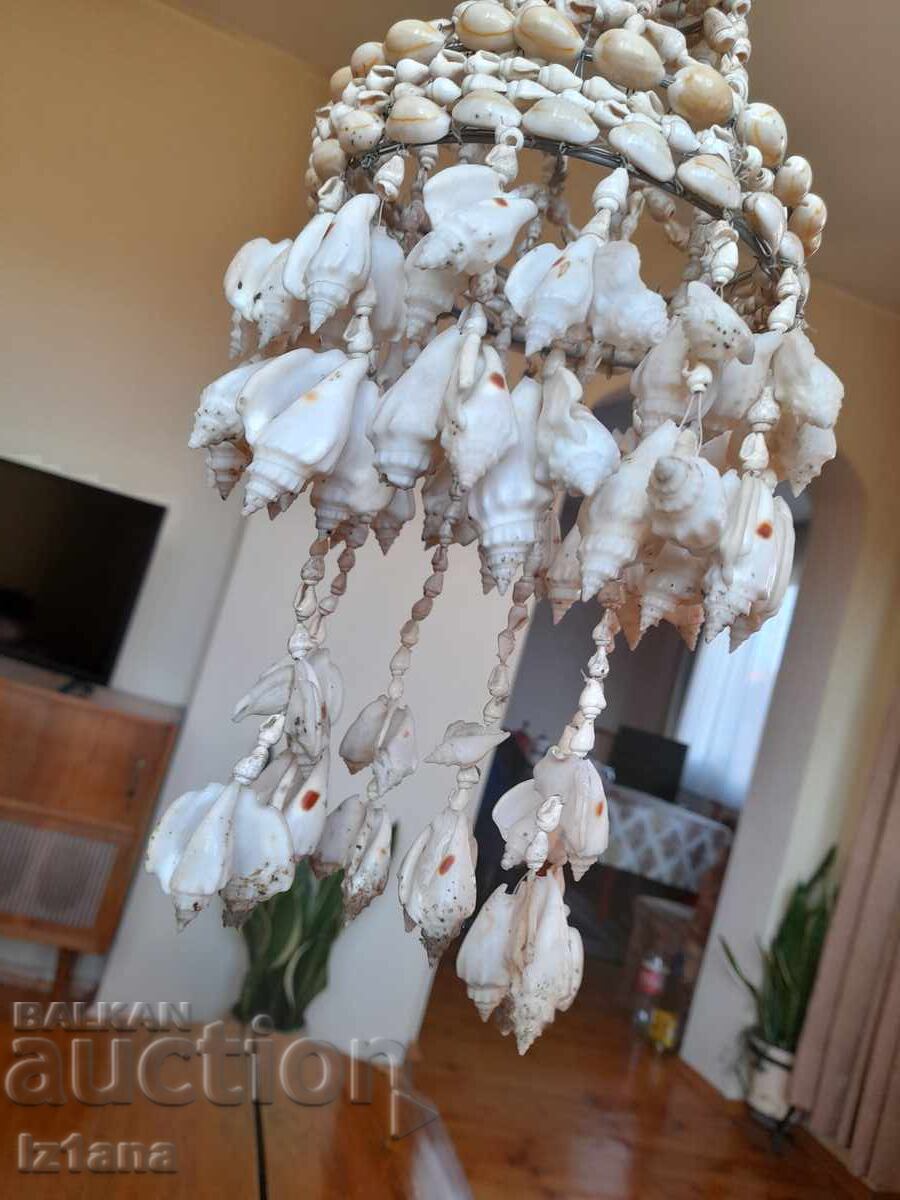 Delivery of Old seashell chandelier Delivery of Old seashell chandelier