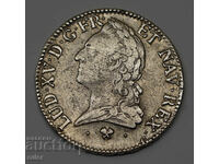 France Ecu Thaler 1771-L Silver-28,89g.