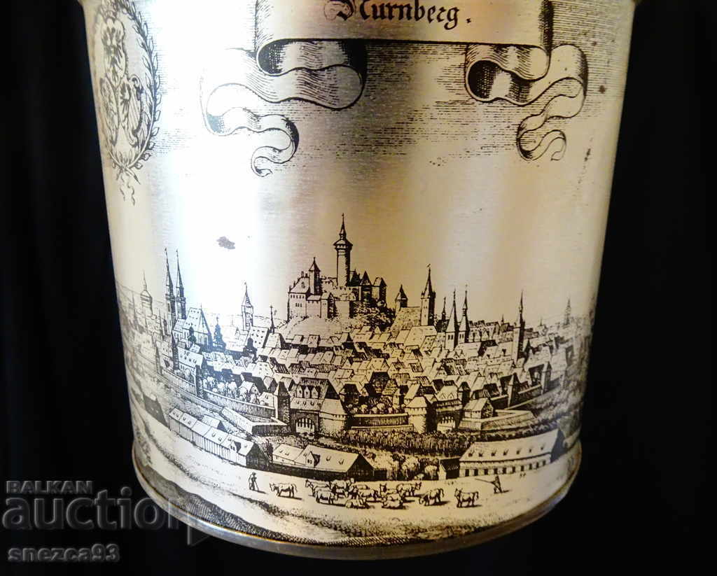 Bavarian metal spice box. - 5 Bavarian metal spice box. - 5