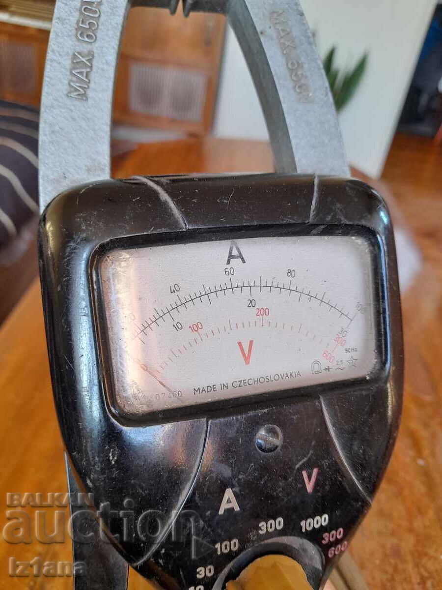Licitație Voltmetru vechi, ampermetru